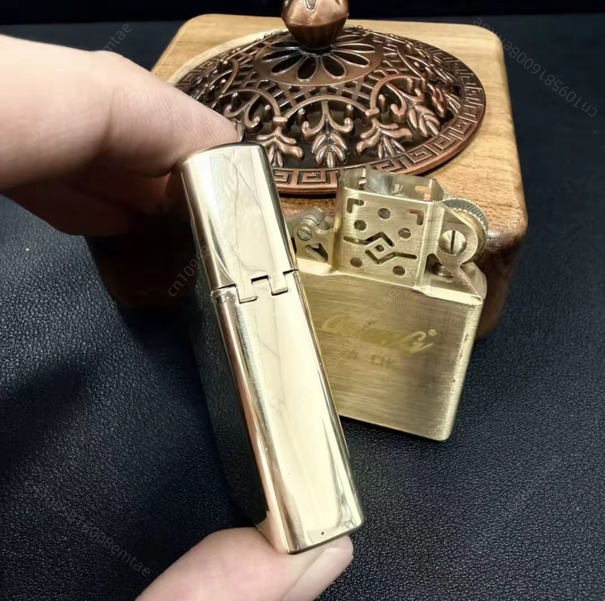 Lighter Insert Zippo - New CNC Brass Integrated Hollowed Out