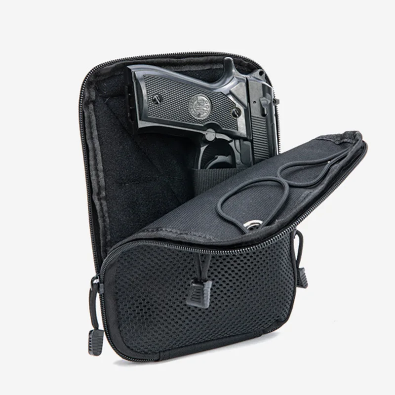 Edc Carry Fanny Pack - Molle Concealed Hunting Holster Pouch EDC
