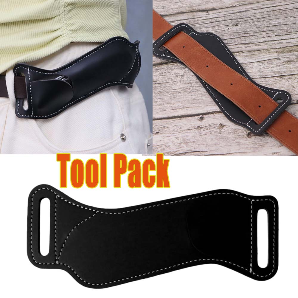 Edc Carry Belt Leather - 5 Inch Folding Knife Holster EDC