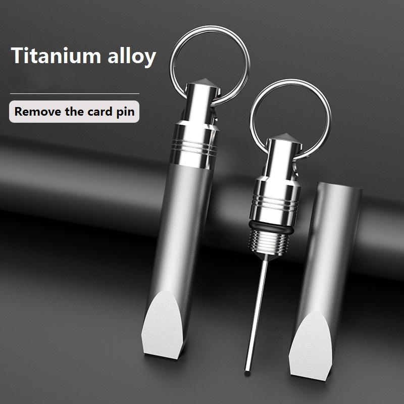 Titanium Pry Bar - Multifunctional Titanium alloy Remove the card