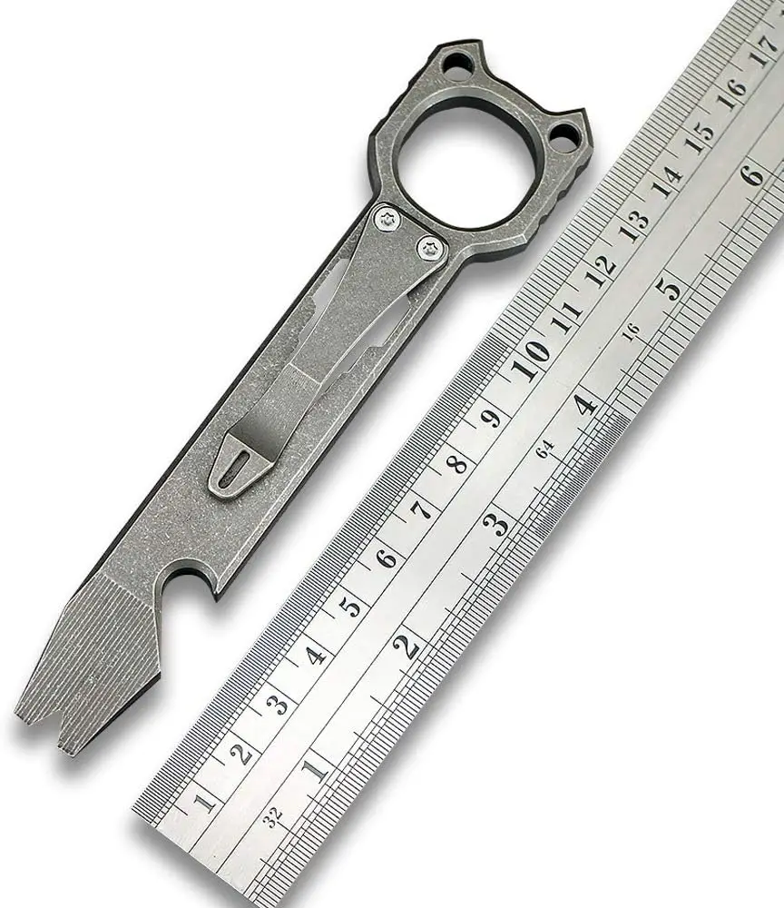 Titanium Pry Bar - FEGVE Titanium EDC Pry Bar Outdoor