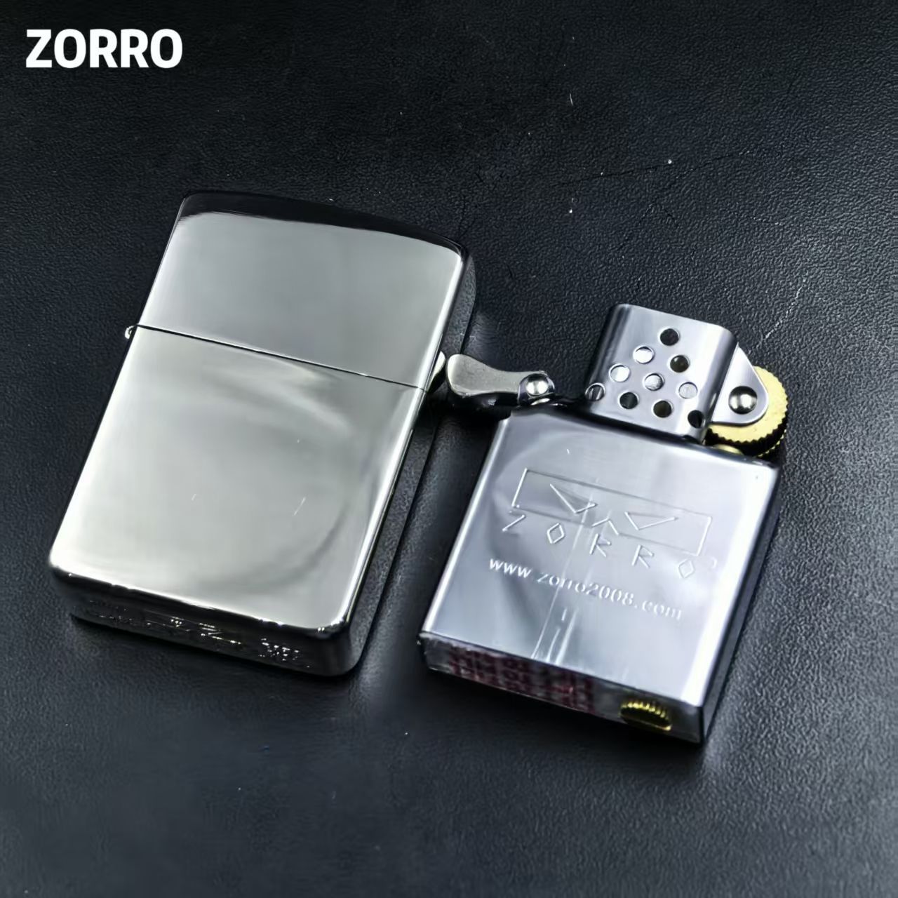 Lighter Insert Zippo - ZORRO new 910S Nickel Silver 1941