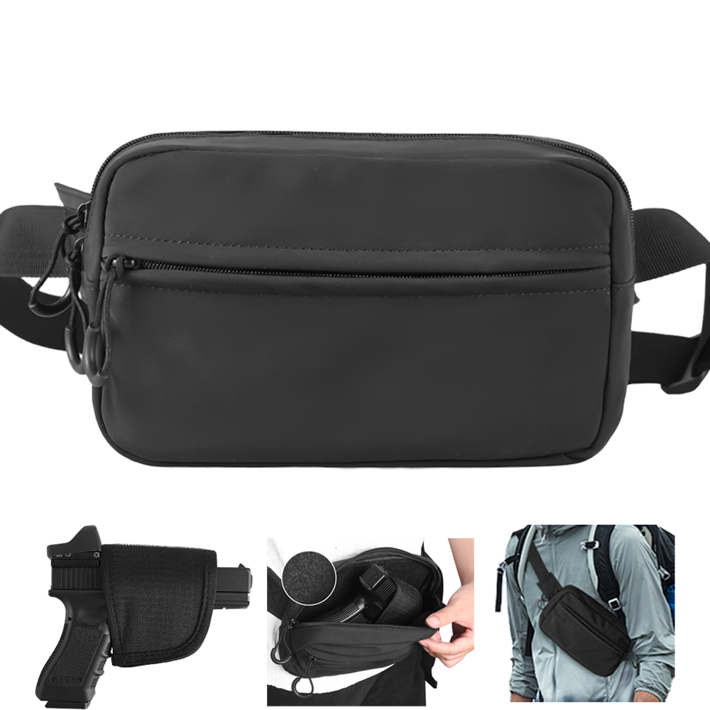 Edc Carry Fanny Pack - Tactical Crossbody Bag Pistol Waist Pack