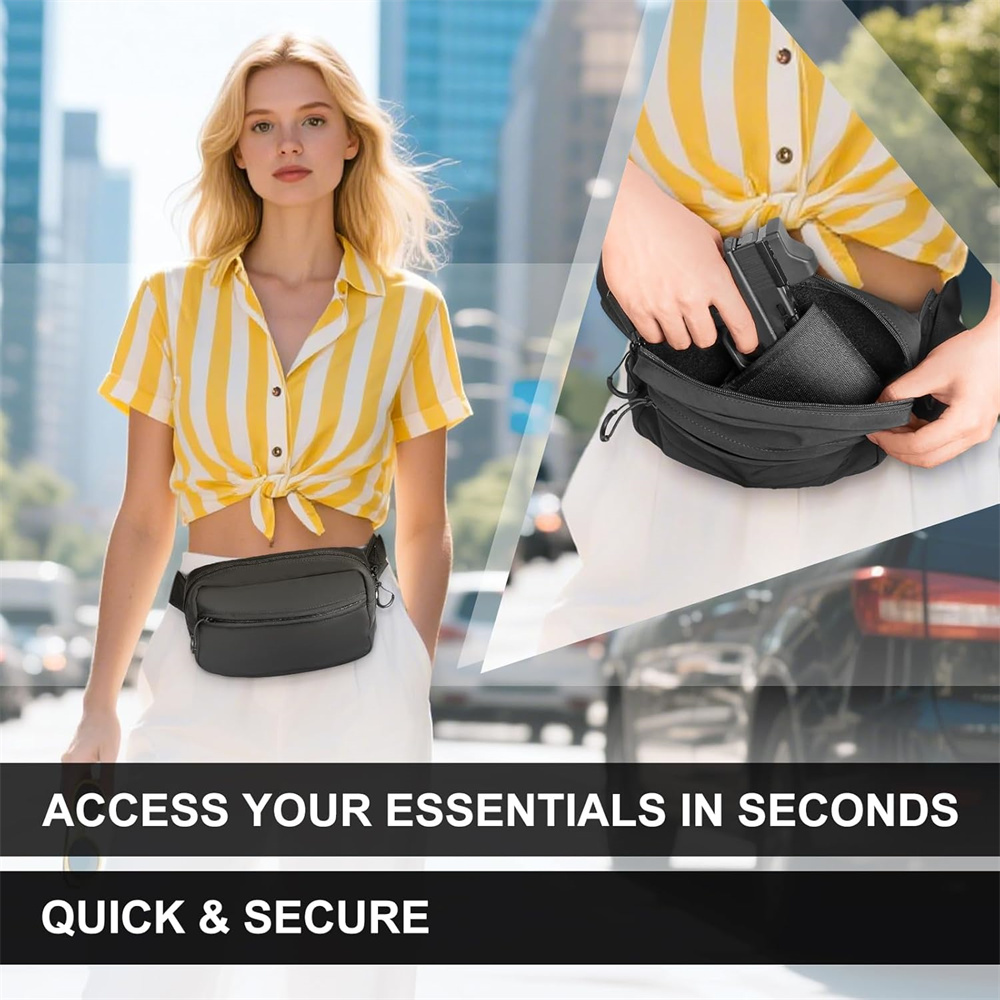 Concealed Carry Gun Bag Pistol - Edc Carry Fanny Pack review and price