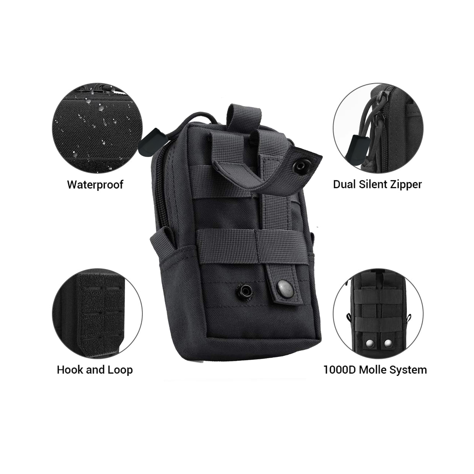 Tactical Molle Pouch Waist Bag - Edc Carry Pocket review and price