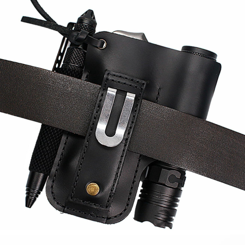 EDC Leather Flashlight Tool Ho - Edc Carry Pocket review and price