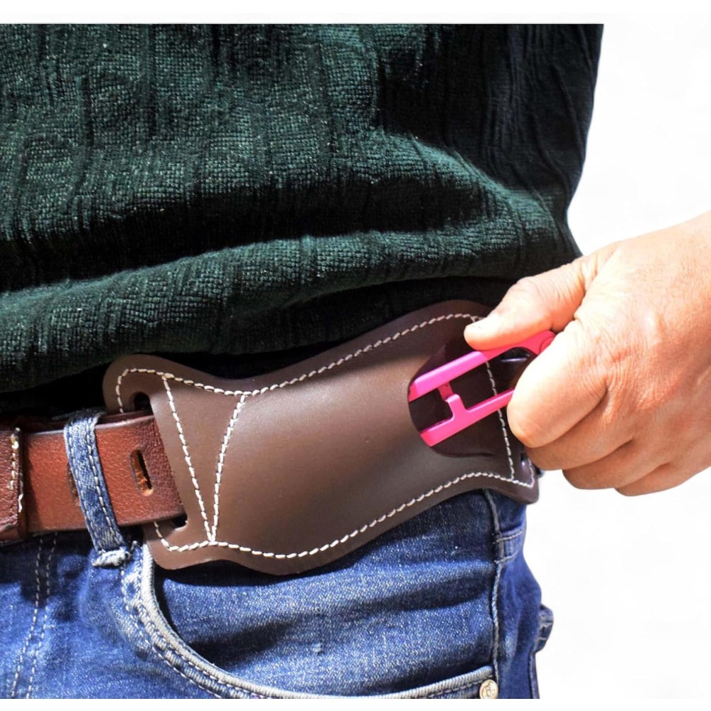 5 Inch Folding Knife Holster E - Edc Carry Belt Leather review and price