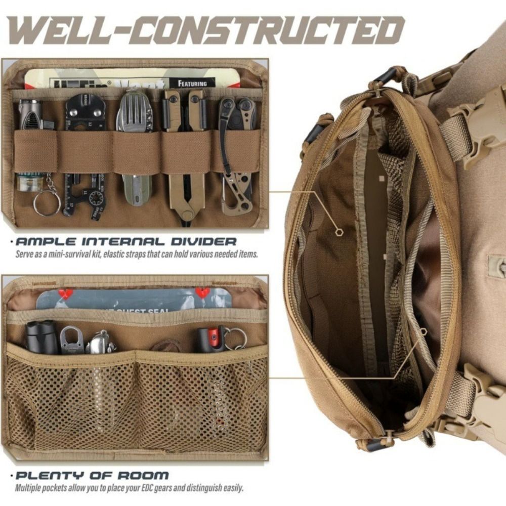 Fashion 1000D Nylon Men Chest  - Edc Carry Items review and price