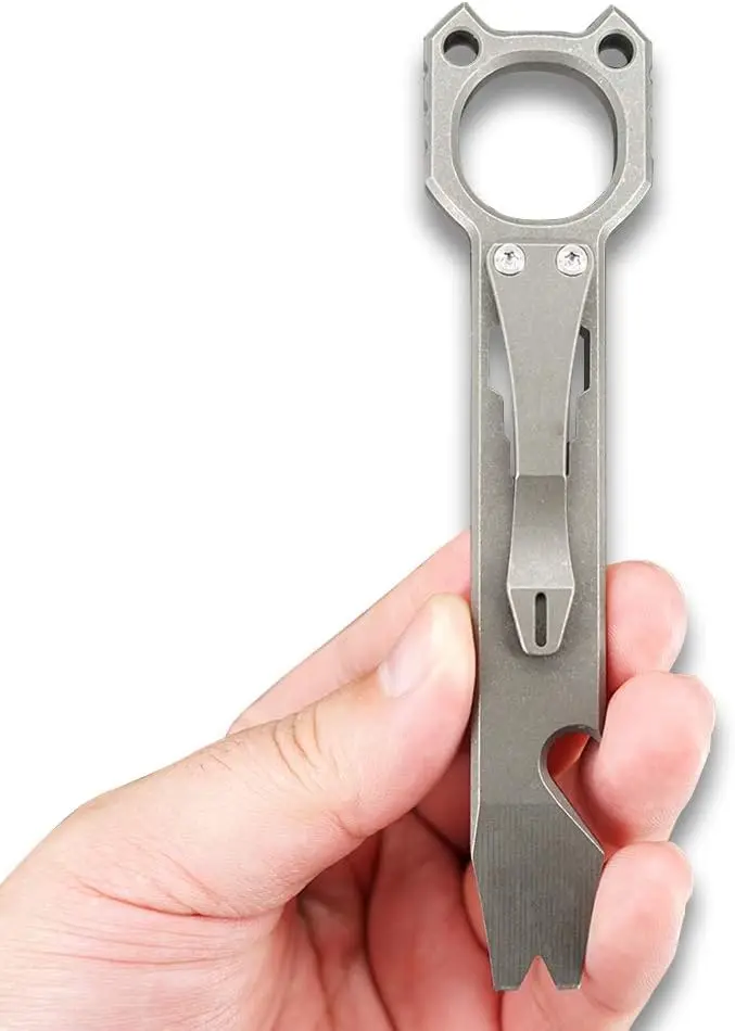 FEGVE Titanium EDC Pry Bar Out - Titanium Pry Bar review and price