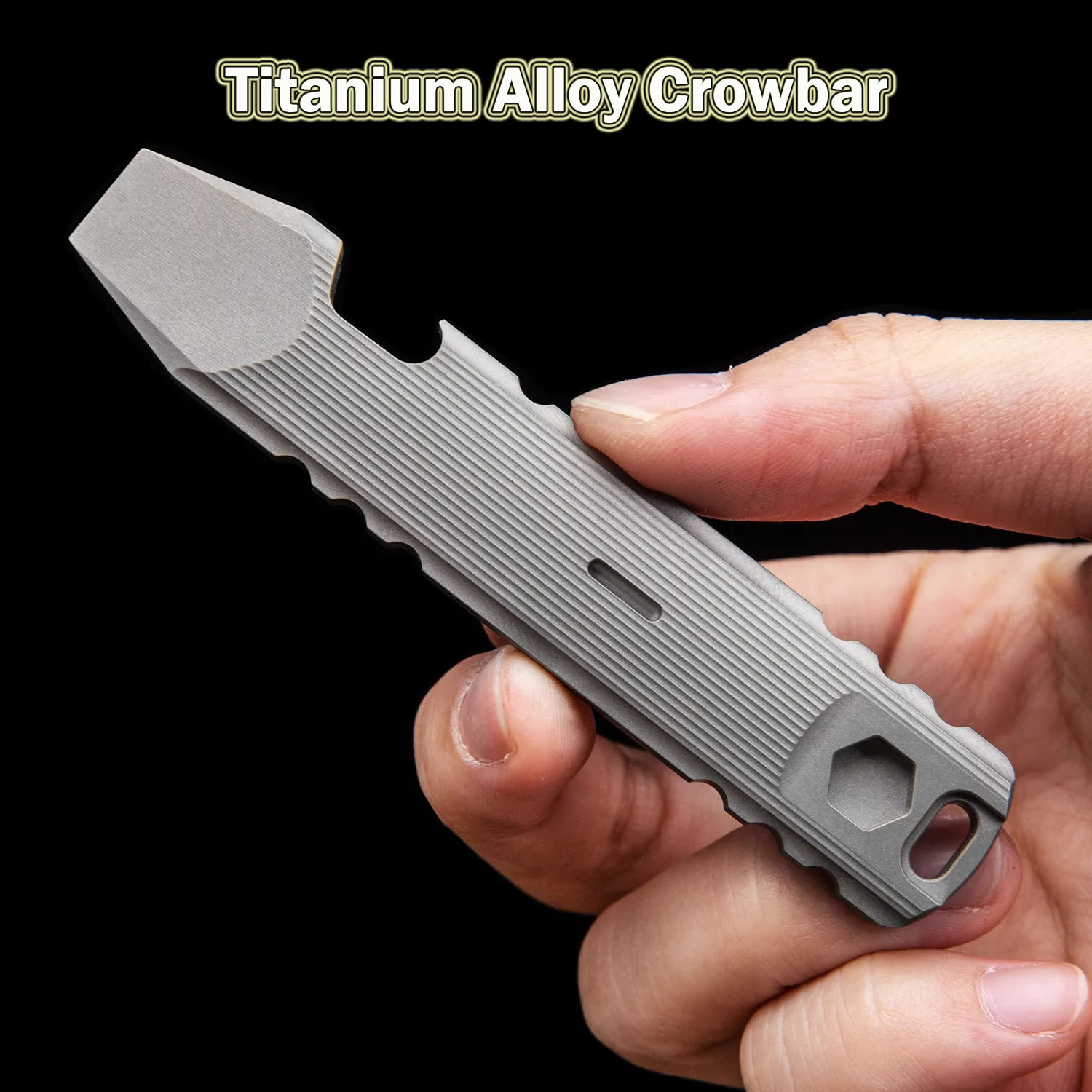 9.4CM Titanium Alloy Crowbar M - Titanium Pry Bar review and price
