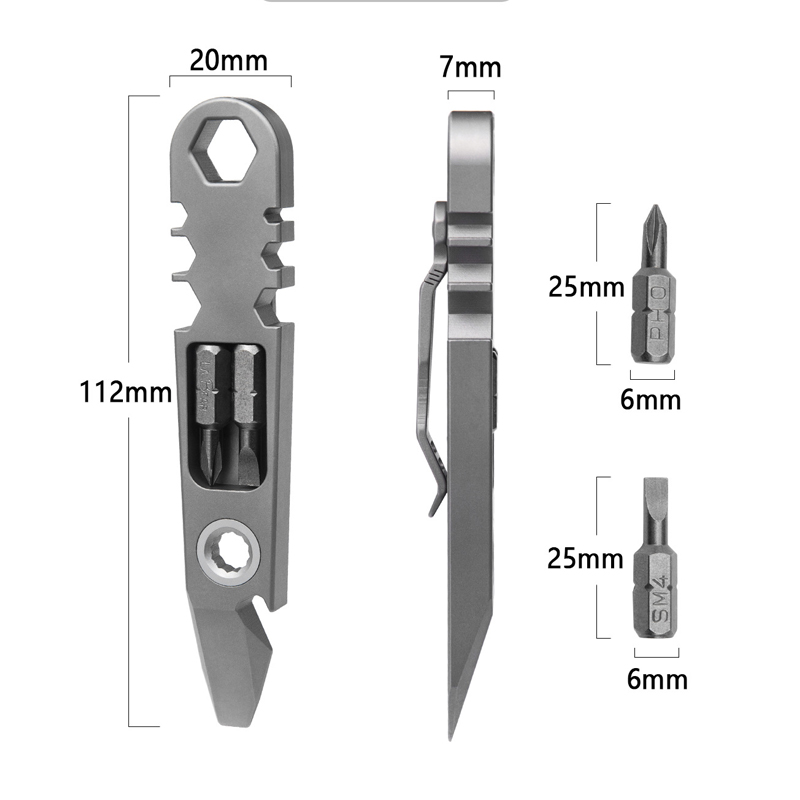 Outdoor Portable EDC Multifunc - Titanium Pry Bar review and price