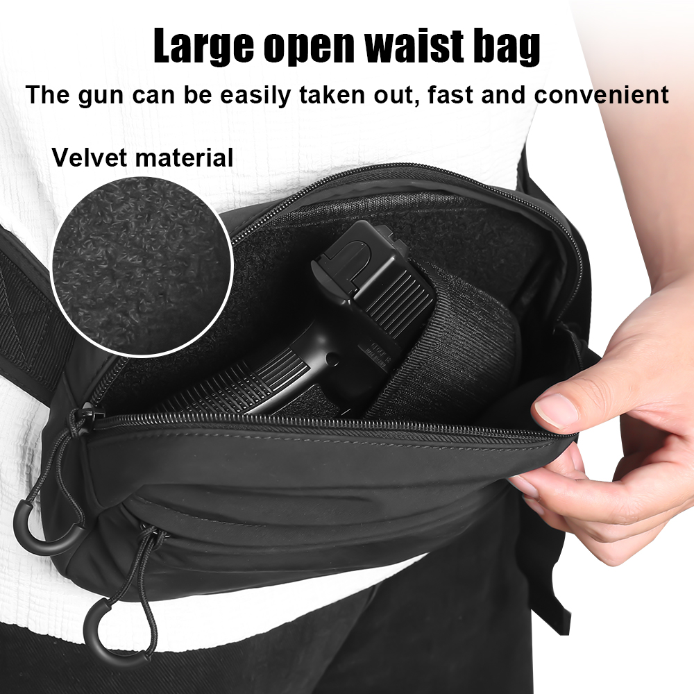 Tactical Crossbody Bag Pistol  - Edc Carry Fanny Pack review and price